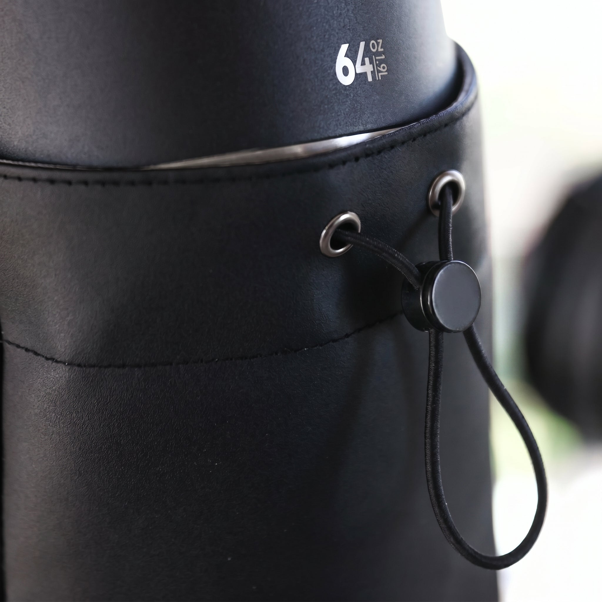 Magnetic Water Bottle Carrier Bag, Gym Locker & Rack Attachment with Phone Pocket - 64 oz Capacity